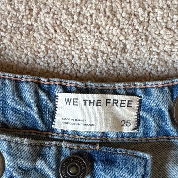 Free People We The Free Moxie Low-Slung Pull-On Barrel Jeans size 25 - Picture 9 of 13